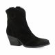 Paoyama Boots cuir velours noir