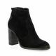 Paoyama Boots cuir velours noir