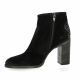 Paoyama Boots cuir velours noir