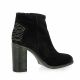 Paoyama Boots cuir velours noir