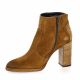 Paoyama Boots cuir velours cognac