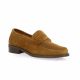 So send Mocassins cuir velours cognac