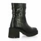 So send Boots cuir noir