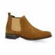 So send Boots cuir velours cognac