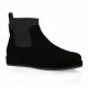 So send Boots cuir velours noir