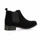 So send Boots cuir velours noir