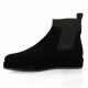 So send Boots cuir velours noir