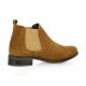 So send Boots cuir velours cognac