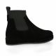 So send Boots cuir velours noir