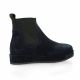 So send Boots cuir velours marine