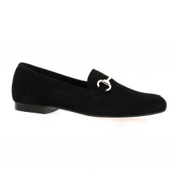 Exit Mocassins cuir velours noir