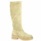 Exit Bottes cuir velours taupe