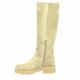 Exit Bottes cuir velours taupe