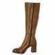 Pao Bottes cuir cognac