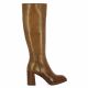 Pao Bottes cuir cognac