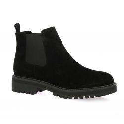 Exit Boots cuir velours noir