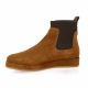 So send Boots cuir velours cognac