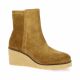 Creator Boots cuir velours camel