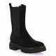 Cf Boots cuir velours noir