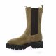 Cf Boots cuir velours taupe