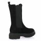 Cf Boots cuir velours noir