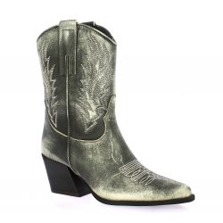 Gaia Boots cuir gris