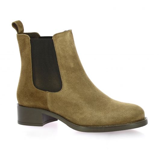 We do Boots cuir velours camel