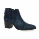 Vidi studio Boots cuir velours marine