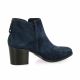 Vidi studio Boots cuir velours marine