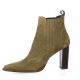 Vidi studio Boots cuir velours taupe