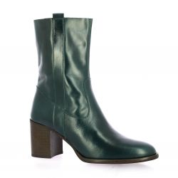 Maroli Boots cuir glacé bleu