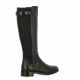 Pao Bottes cuir noir