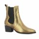 Iqonic Boots cuir python bronze