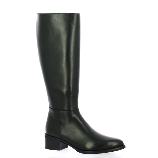 Gianni crasto Bottes cuir noir