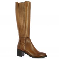 Pao Bottes cuir cognac