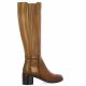 Pao Bottes cuir cognac