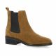 Impact Boots cuir velours camel