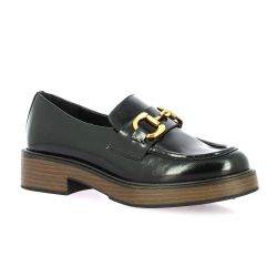 Exit Mocassins cuir vernis noir