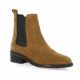 Impact Boots cuir velours camel