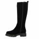 Impact Bottes cuir velours noir