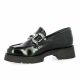 Follia dolce Mocassins cuir vernis noir