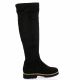 Elisir Bottes cuir velours noir