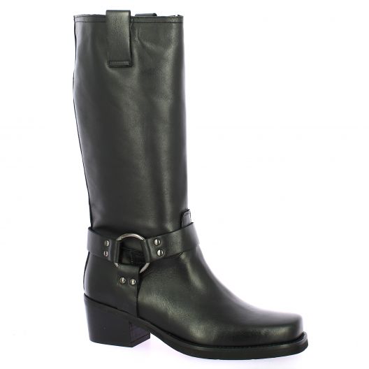 Metisse Boots cuir noir