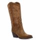 Pao Boots cuir velours cognac