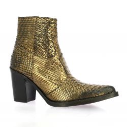 Emanuele crasto Boots cuir python or