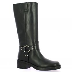 Pao Bottes cuir noir