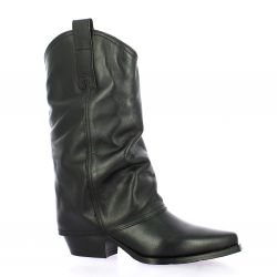 Metisse Boots cuir noir