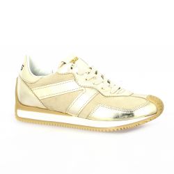 Mjus Baskets cuir velours beige