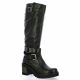 Pao Bottes cuir noir