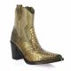 Emanuele crasto Boots cuir python bronze